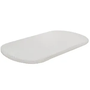 Moon - Crib & Bassinet Mattress - Toddler Mattress, Removable Cover (White)