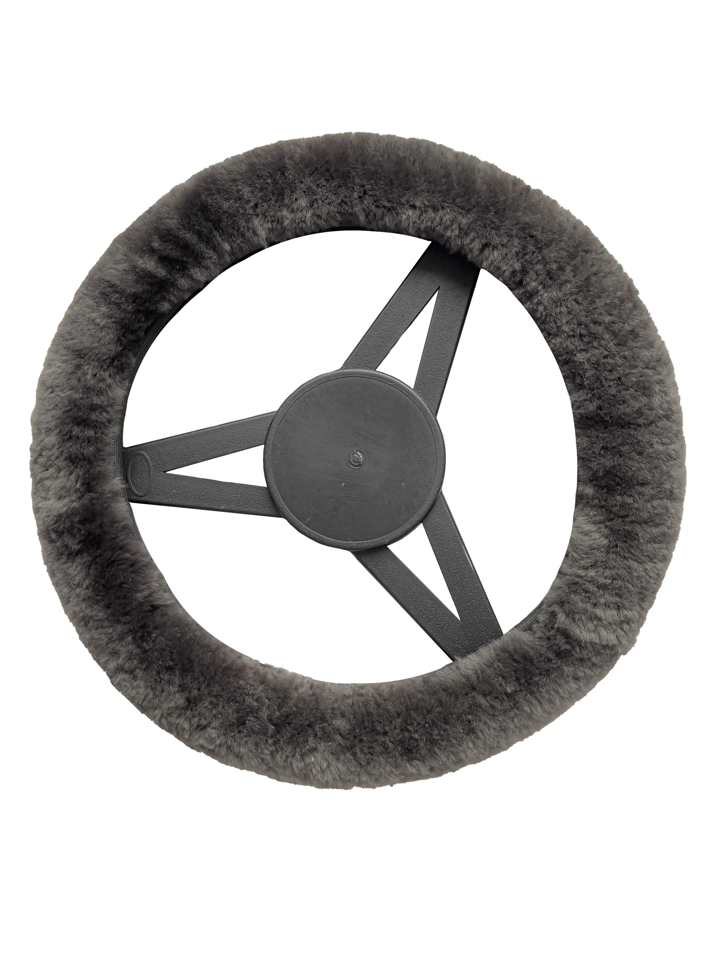 Natural Automotive Classic Sheepskin Steering Wheel Cover-1-Piece