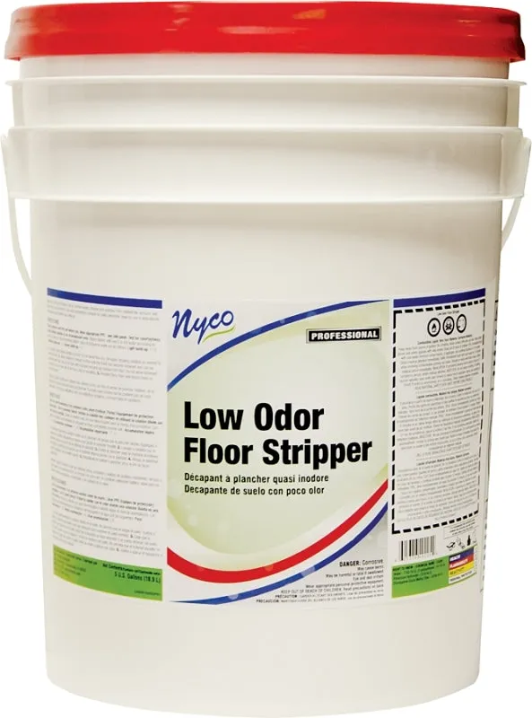 nyco NL402-P5 Floor Stripper, 5 gal Pail, Liquid, Yellow :PAIL: QUANTITY: 1