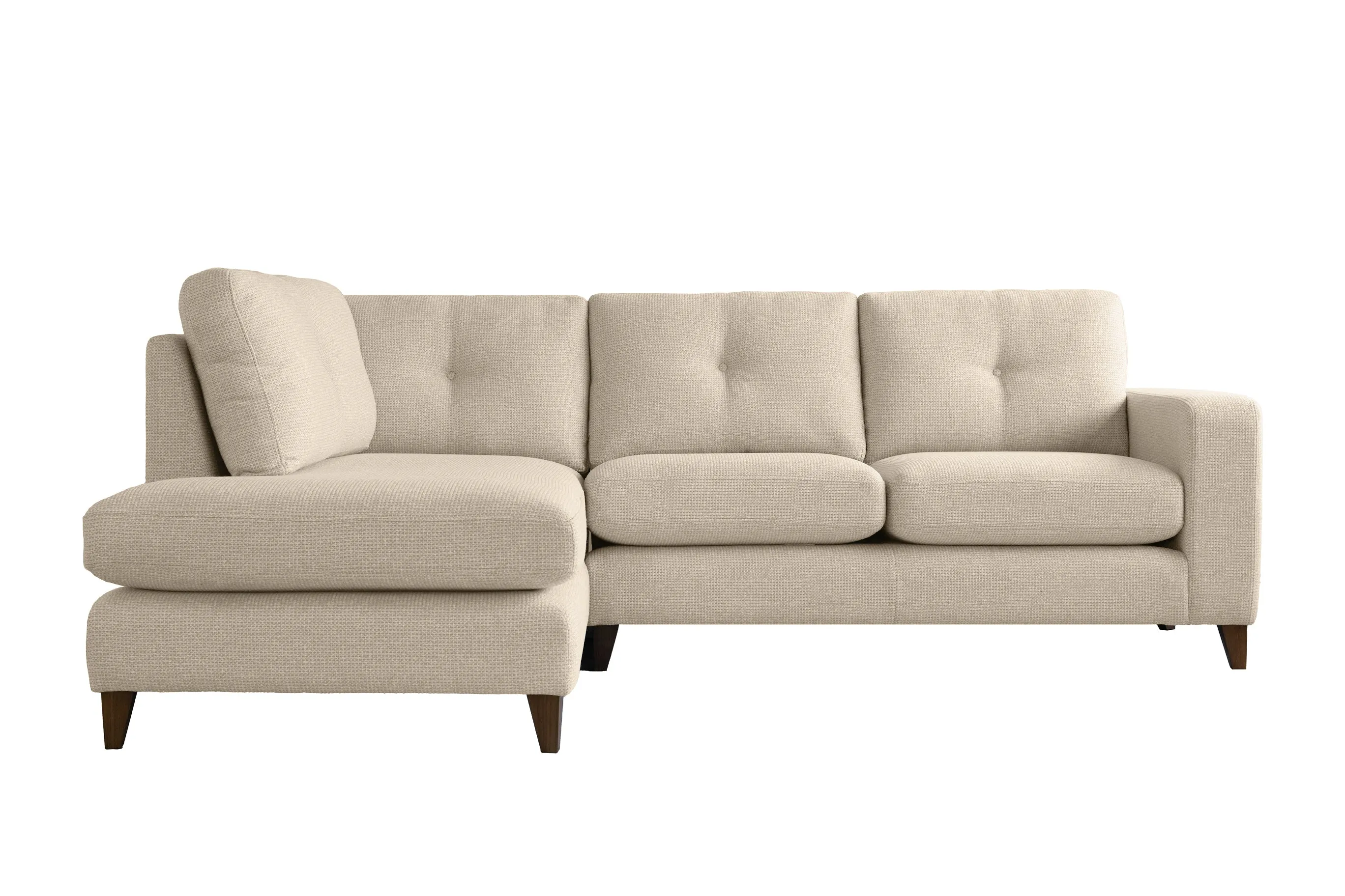 Parker | Chaise Sofa Option 2 | Wicker Biscuit