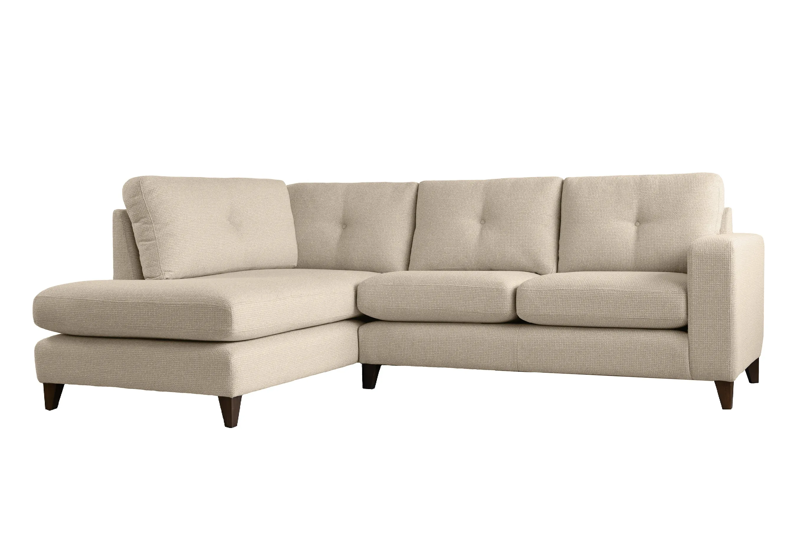 Parker | Chaise Sofa Option 2 | Wicker Biscuit