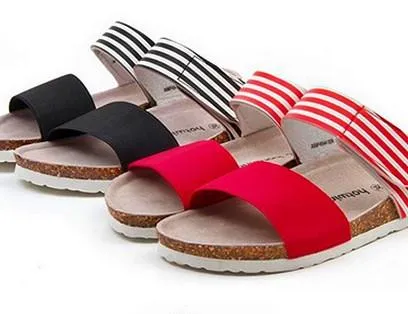 Pin Stripe Ladies Sandals