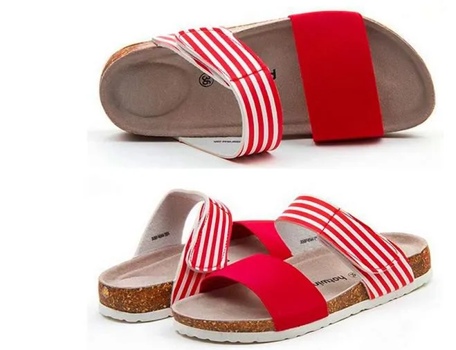 Pin Stripe Ladies Sandals