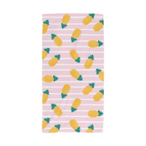 Pineapple Stripes Beach Towel