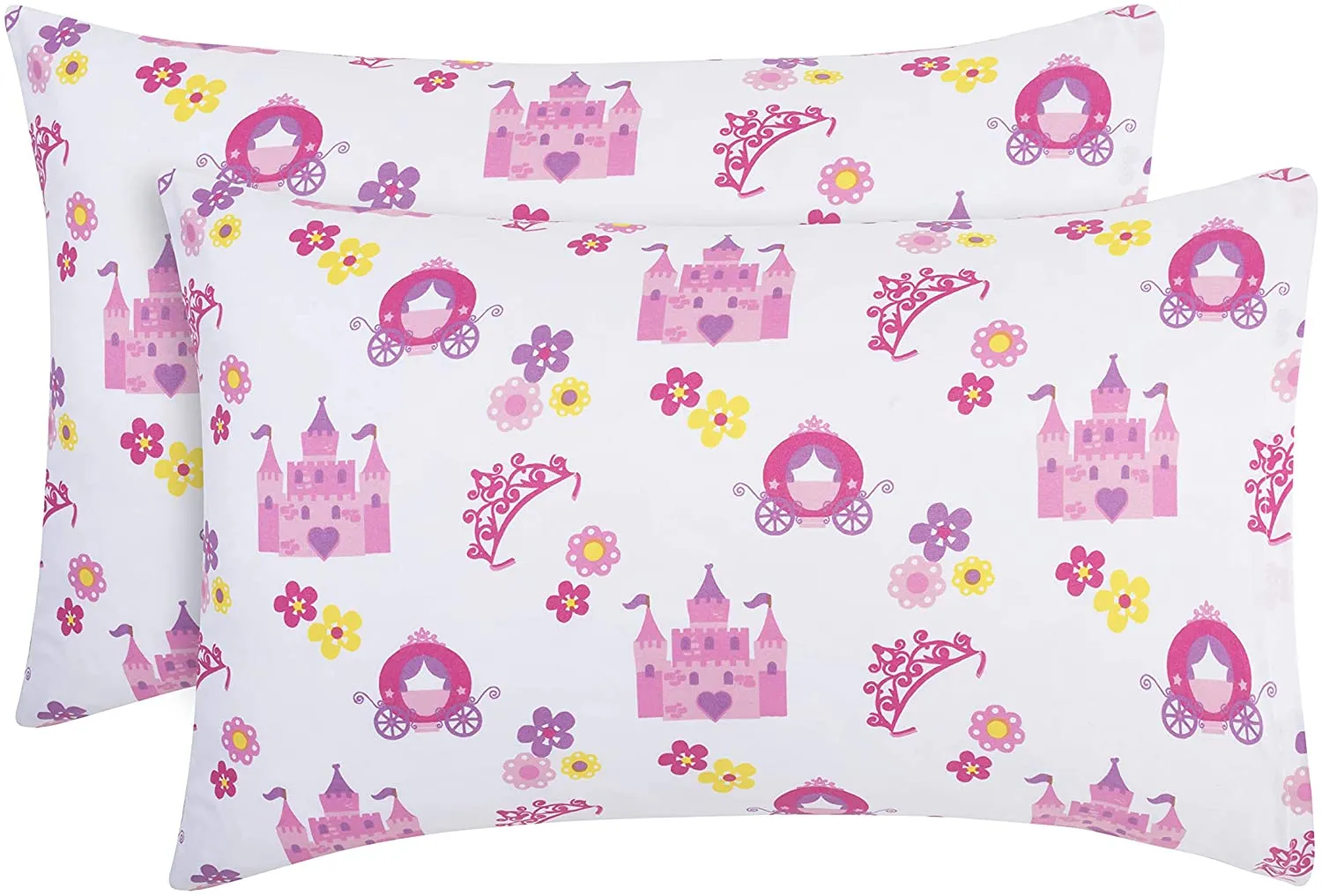 Princess Storyland 2-Pack Toddler Travel Pillowcases