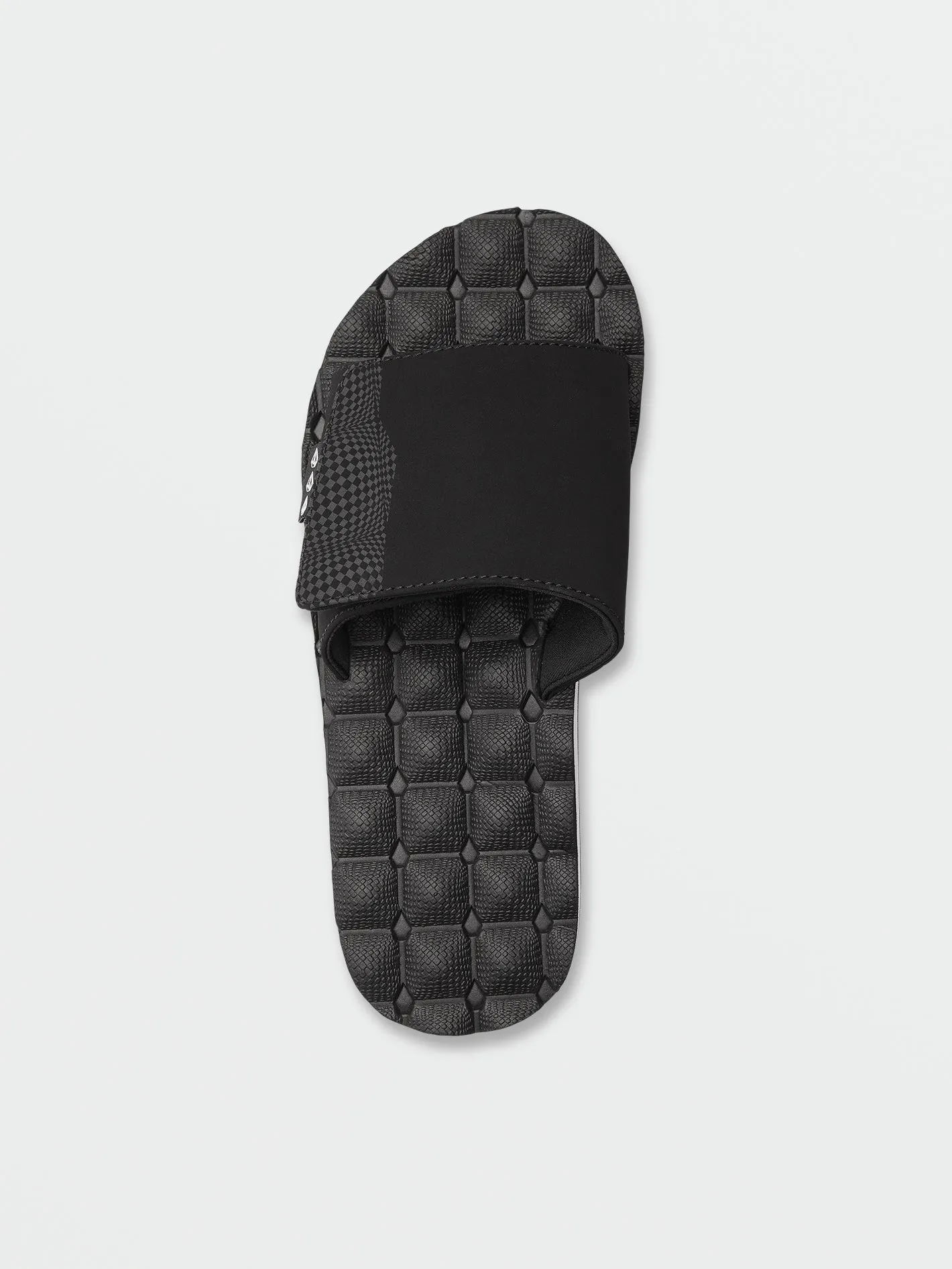 Recliner Slide Sandals - Black White