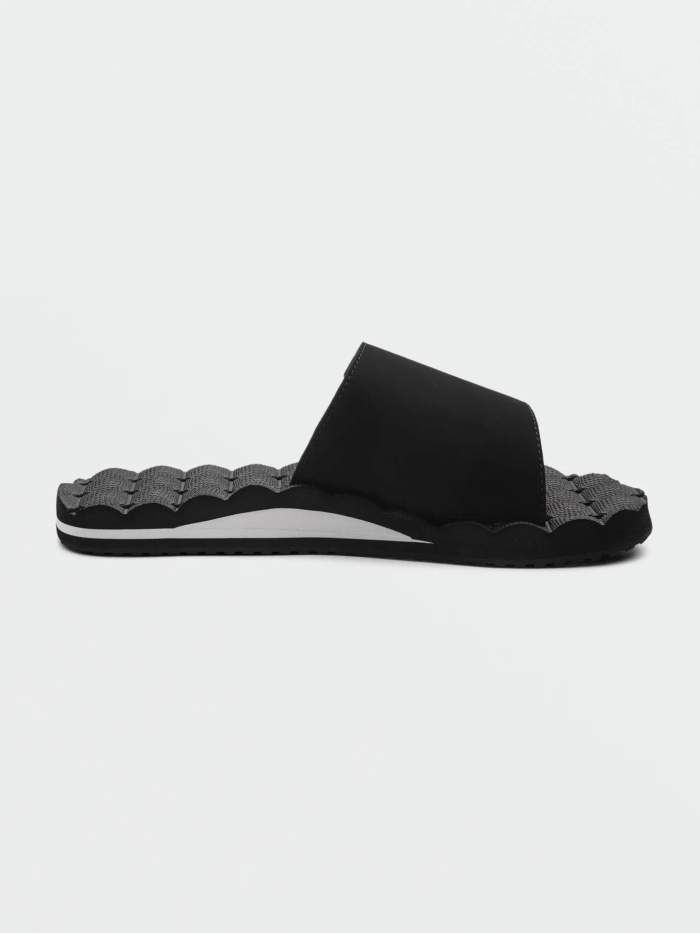 Recliner Slide Sandals - Black White