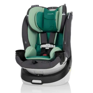 Revolve360 Slim 2-in-1 Rotational Car Seat with Green & Gentle Fabric Support