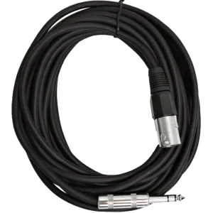 SATRXL-M25 - Black 25 Foot XLR Male to TRS Patch Cable