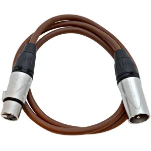 SAXLX-3 - Brown 3 Foot XLR Patch Cable