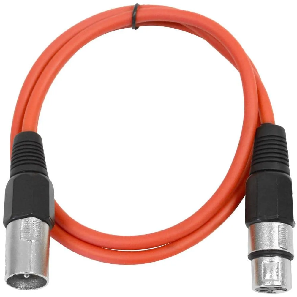 SAXLX-3 - Red 3 Foot XLR Patch Cable