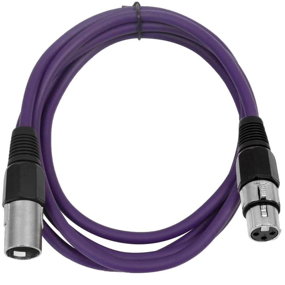 SAXLX-6 - Purple 6 Foot XLR Patch Cable