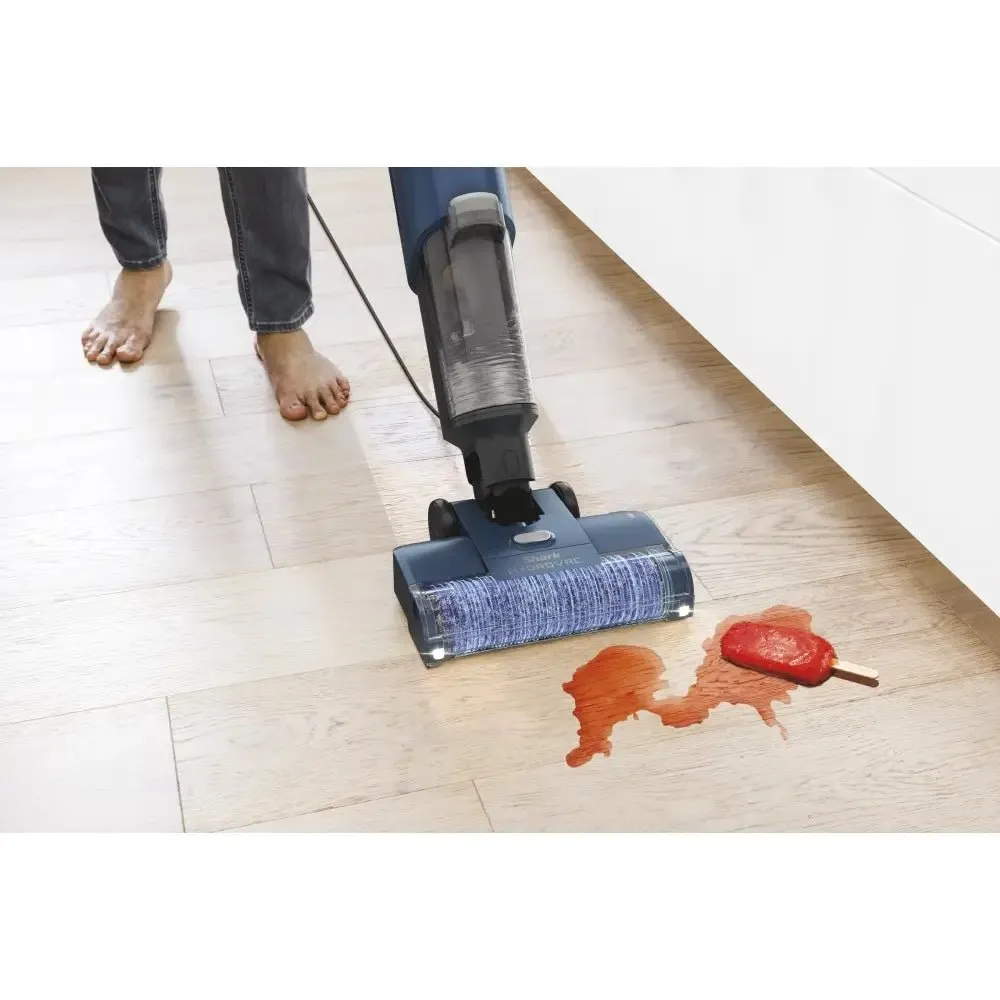 Shark WD110UK HydroVac Corded Hard Floor Wet & Dry Vacuum Cleaner, Navy Blue