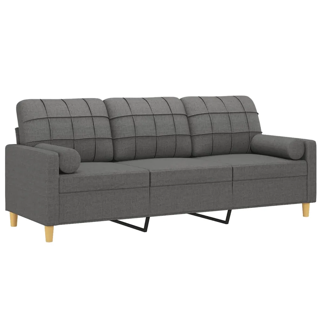 Sofa Accent Loveseat Couch Sofa Modern Settee with Throw Pillows Fabric