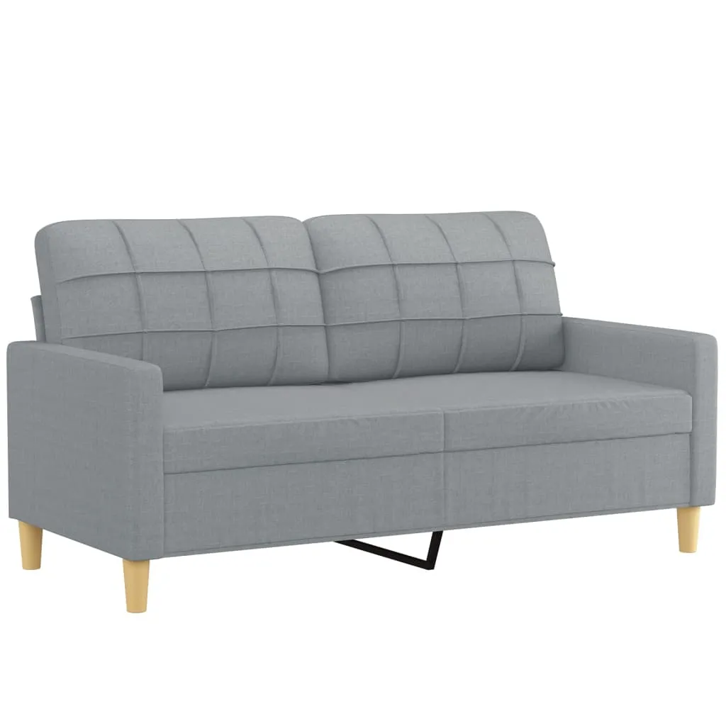 Sofa Accent Loveseat Couch Sofa Modern Settee with Throw Pillows Fabric