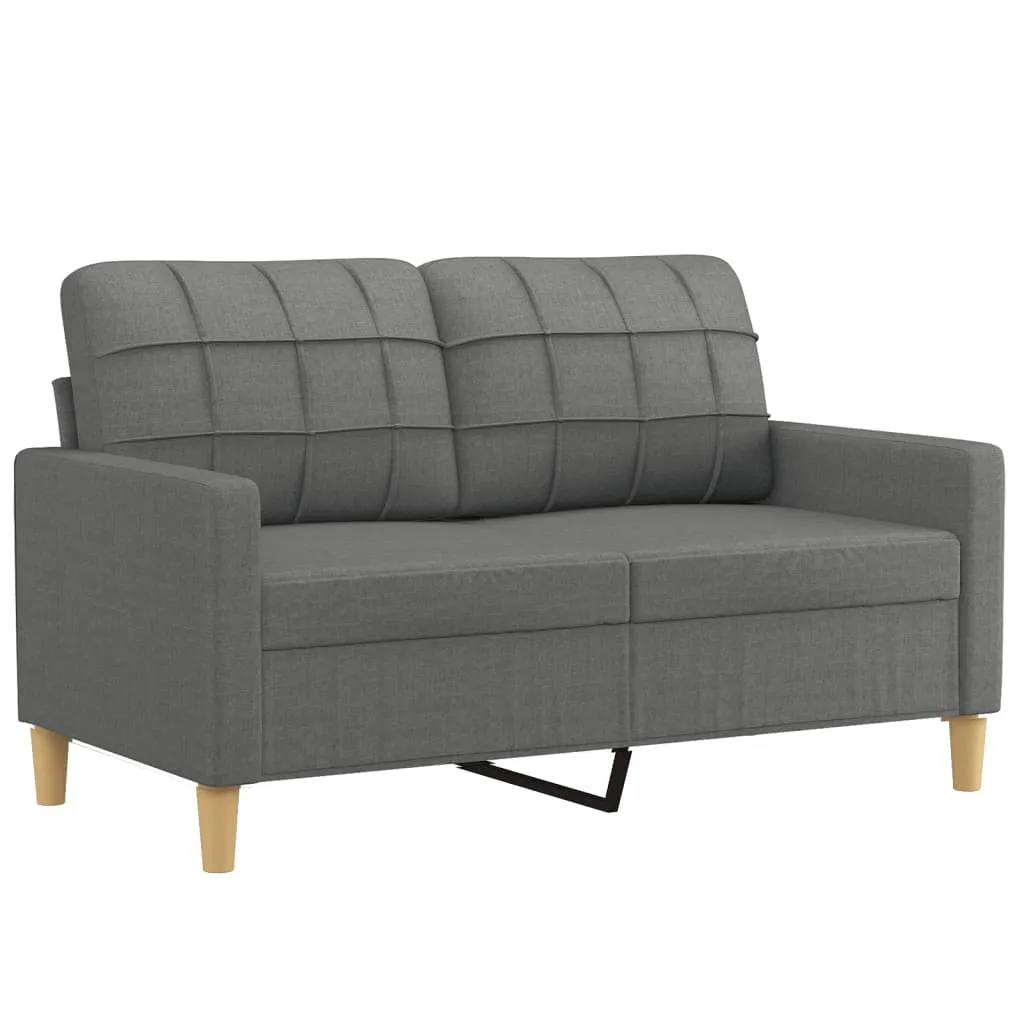 Sofa Accent Loveseat Couch Sofa Modern Settee with Throw Pillows Fabric