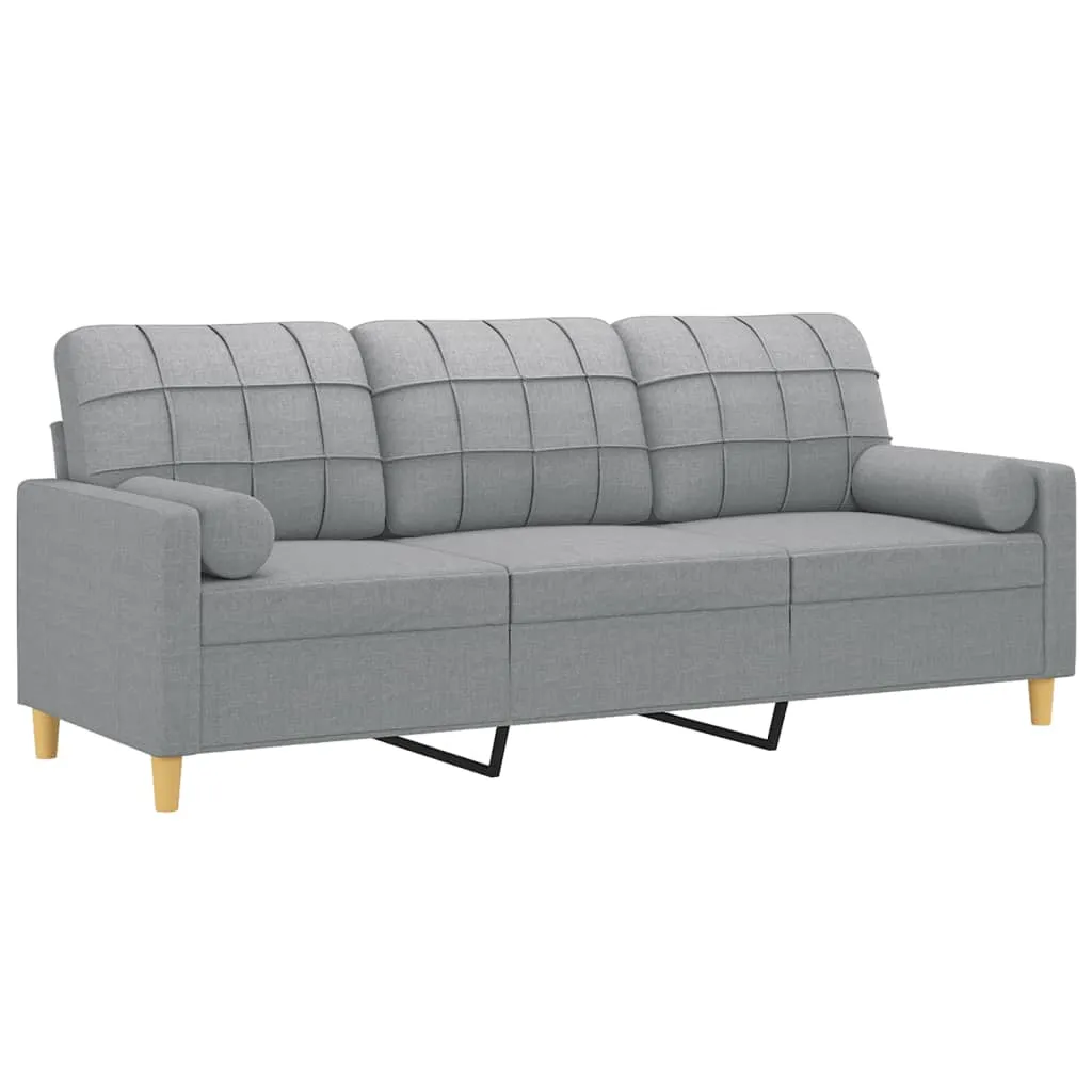 Sofa Accent Loveseat Couch Sofa Modern Settee with Throw Pillows Fabric