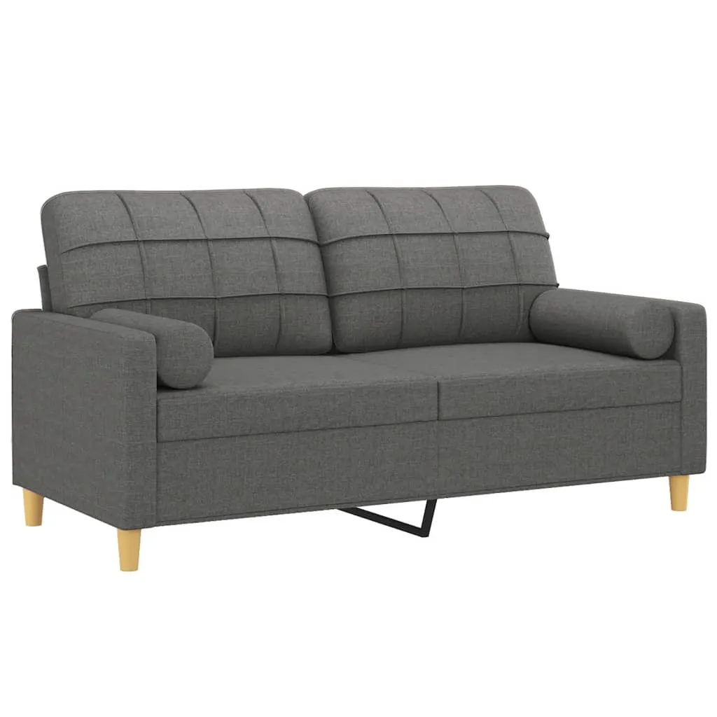 Sofa Accent Loveseat Couch Sofa Modern Settee with Throw Pillows Fabric