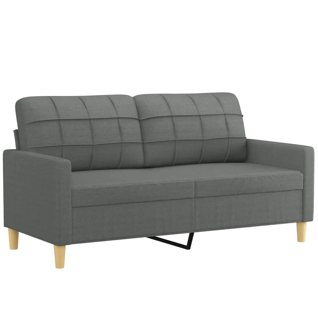 Sofa Accent Loveseat Couch Sofa Modern Settee with Throw Pillows Fabric