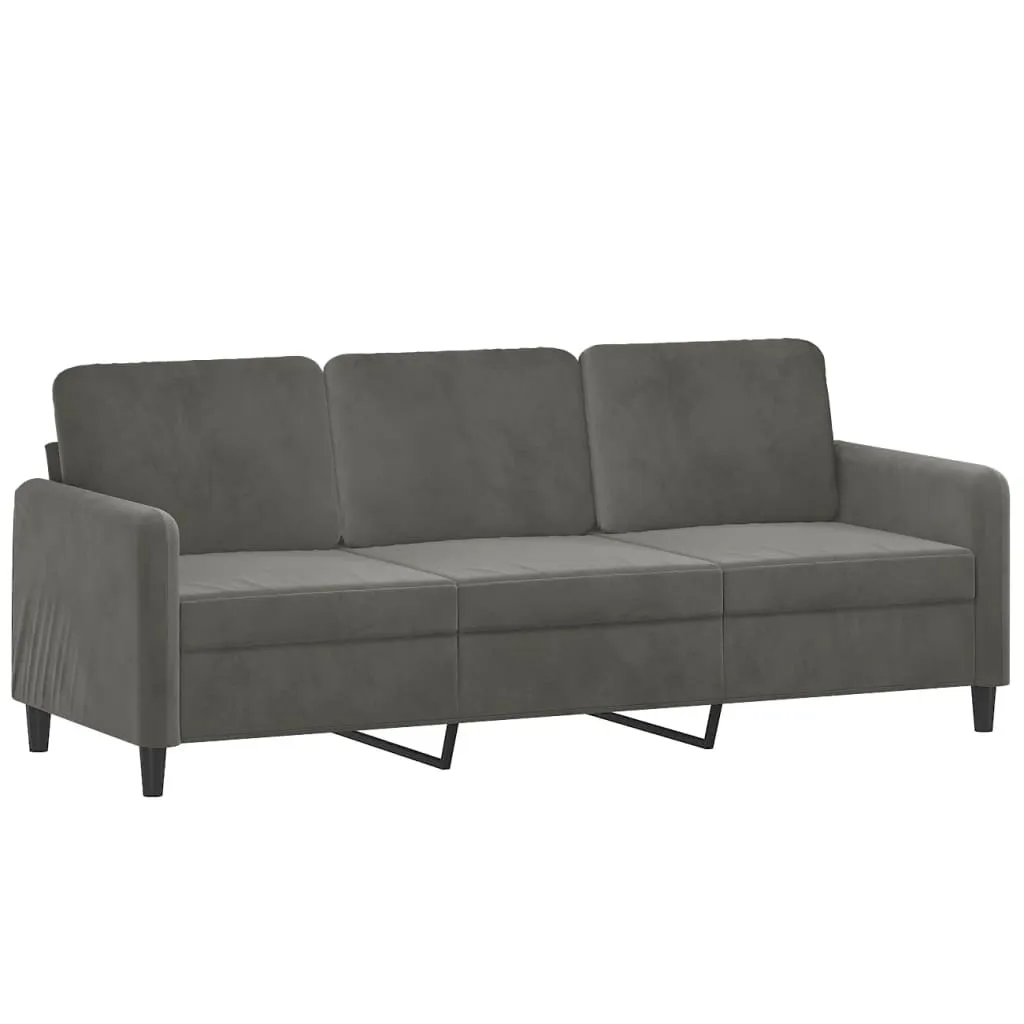 Sofa Sectional Couch with Pillows and Cushions for Living Room Velvet