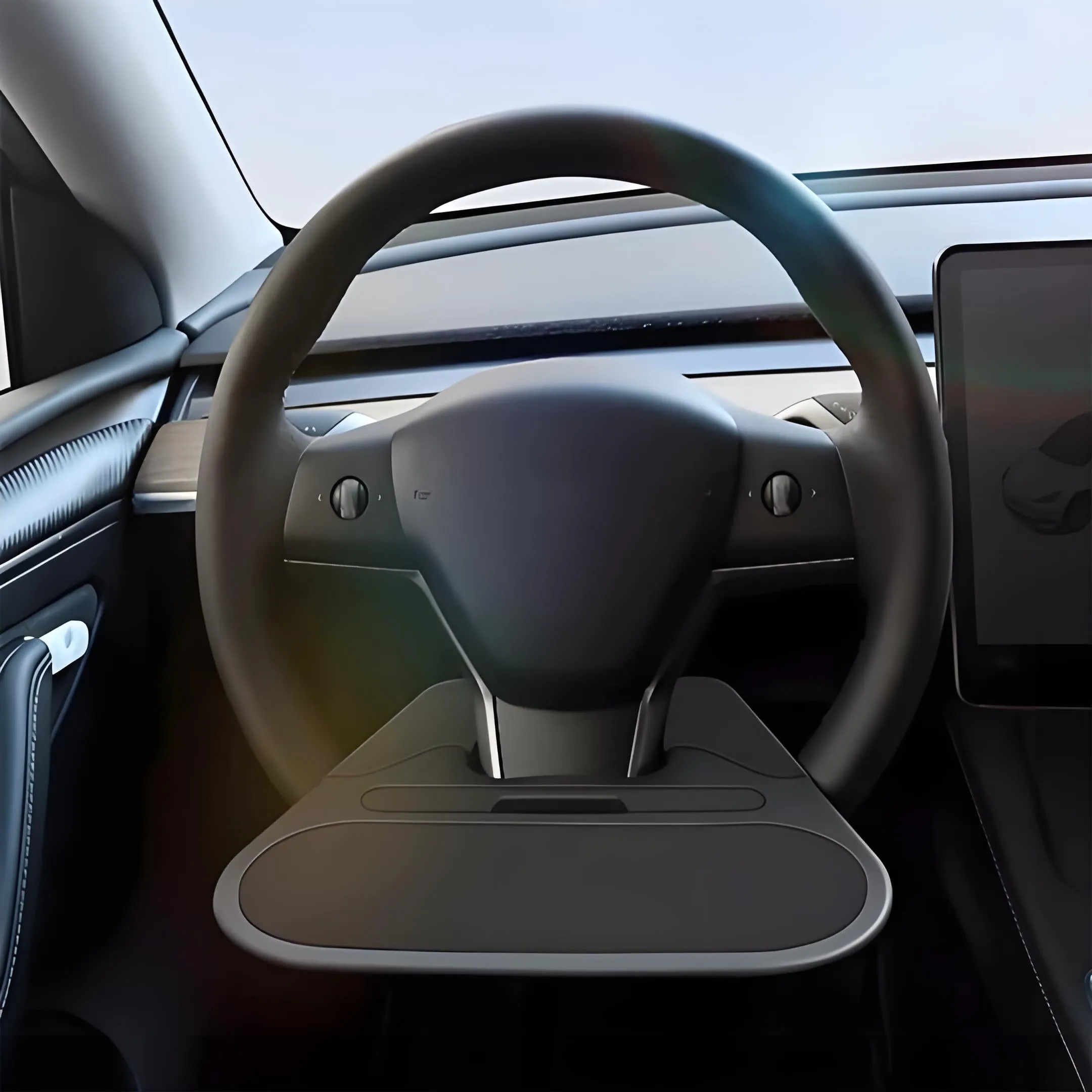 Steering Wheel Mini Tray for Tesla Model 3/Y