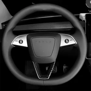 Steering wheel V-cover for Model 3 Highland