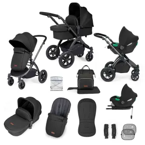 Stomp Luxe All in One Cirrus i-Size Travel System with ISOFIX Base