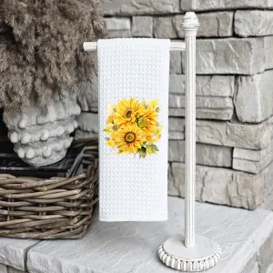 Sunflower  Design #40, Summer Tea Towel, Summer Kitchen Décor, Hostess Gift