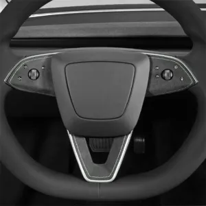 TAPTES® Steering Wheel Buttons Decorative Stickers for Tesla Model 3 Highland