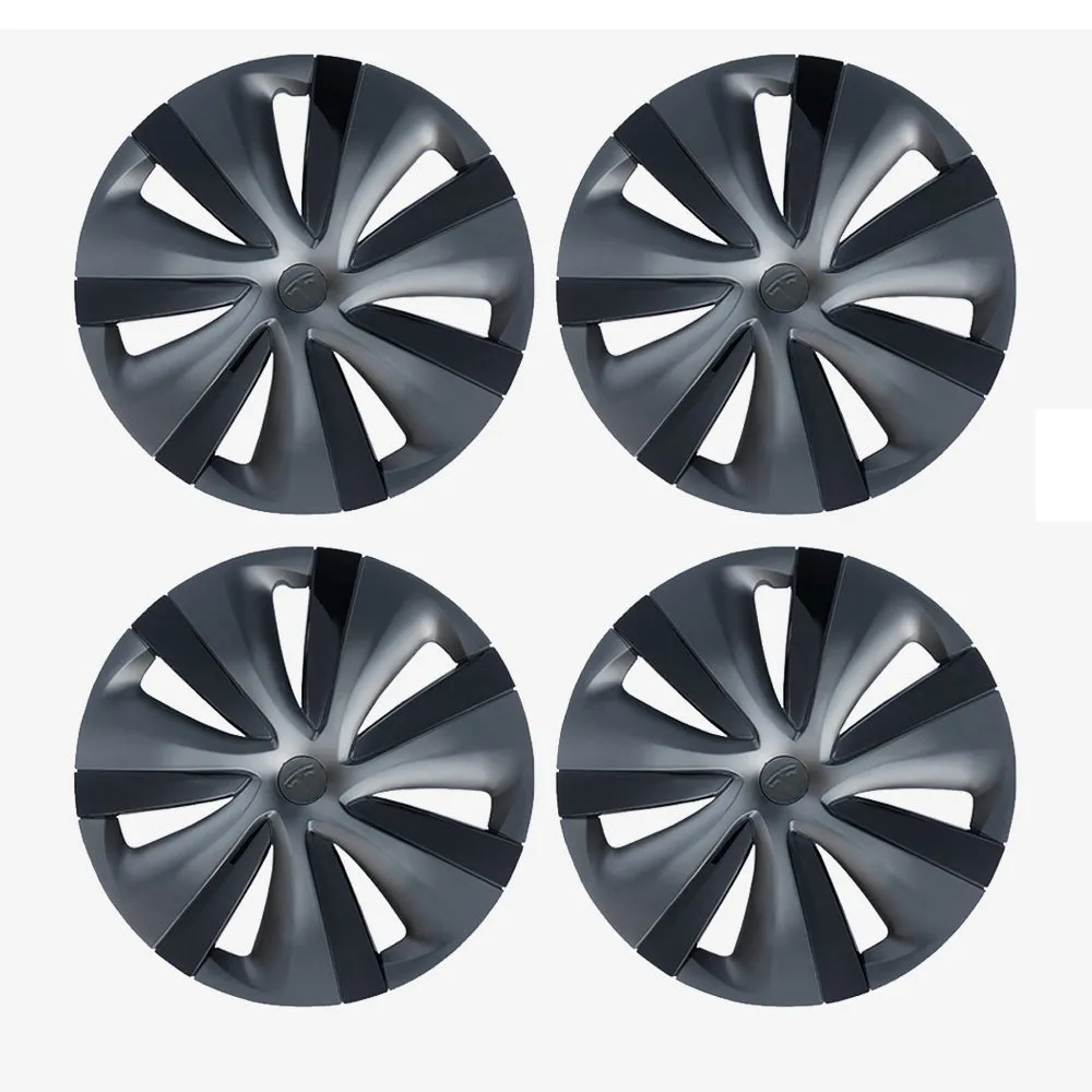 Tesla Model Y Gemini Wheel Covers 19 inch Sport Model S Version Wheel Cap 4PCS Matte