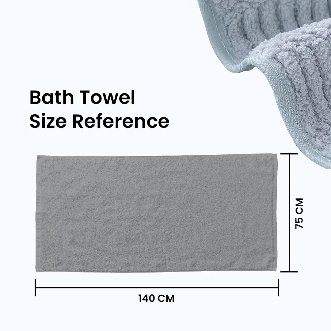 The Better Home Microfiber Bath Towel for Bath | Soft, Lightweight, Absorbent and Quick Drying Bath Towel for Men & Women | 140cm X 70cm (Pack of 4, Pink Beige) (Pack of 2, Green)