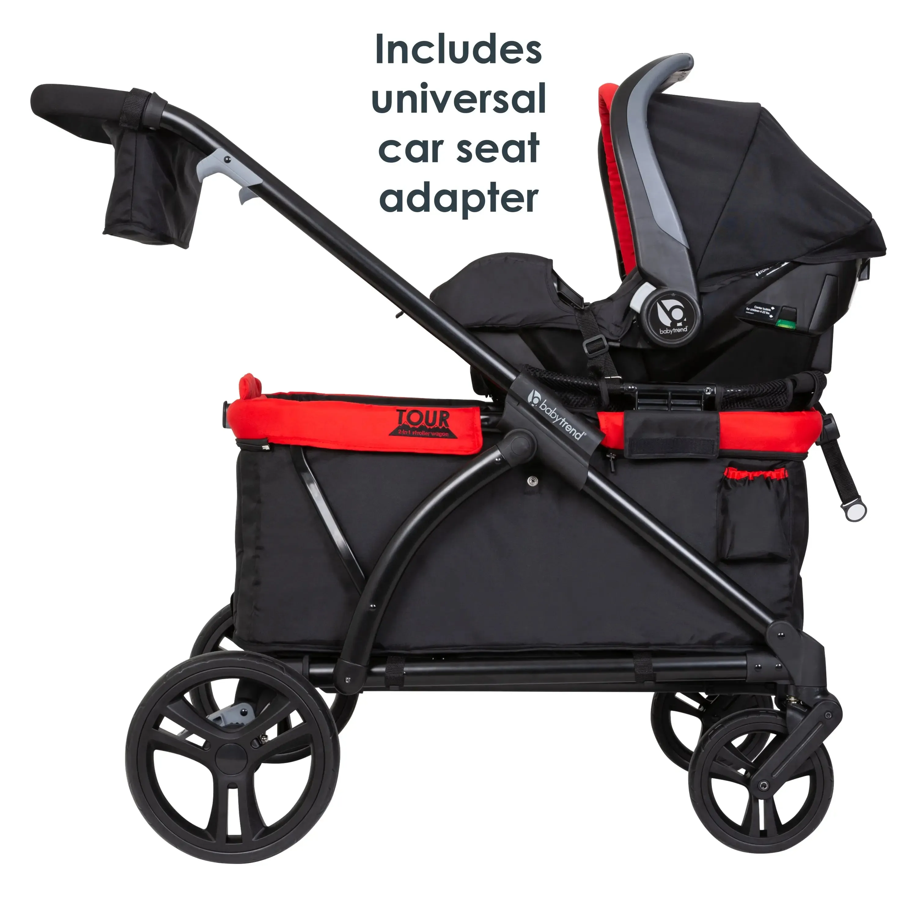 Tour™ 2-in-1 Stroller Wagon in Mars Red (Walmart Exclusive)