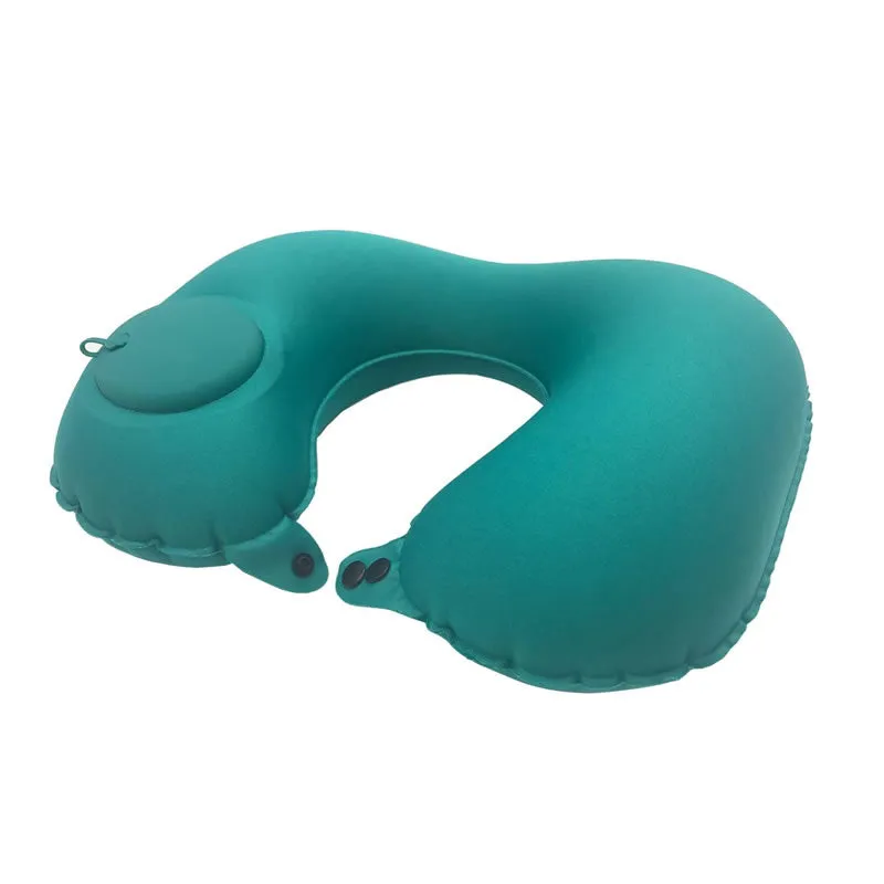 U-Shaped Portable Inflating Neck Pillow