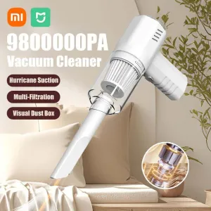 XIAOMI Car Vacuum Cleaner 9800000PA Rechargeable Portable Powerful Vacuum Cleaners Household Mini Vacuuming Machine Rechargeable