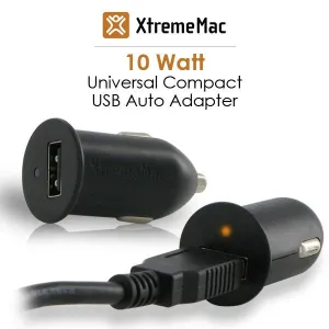 XtremeMac 10W Universal Compact USB Auto Adapter - USB-AUT-13